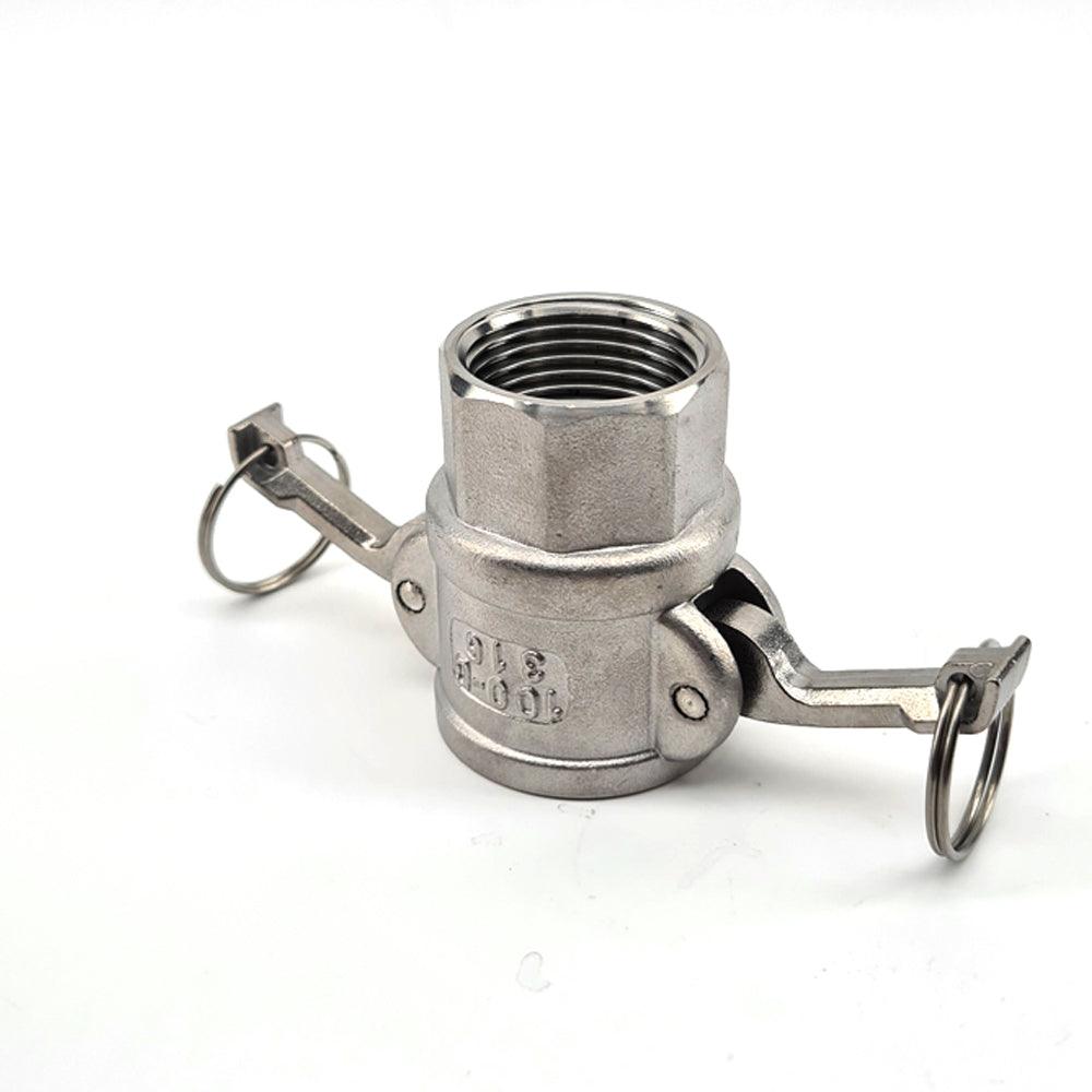 Type D camlock female x 1 inch female fitting