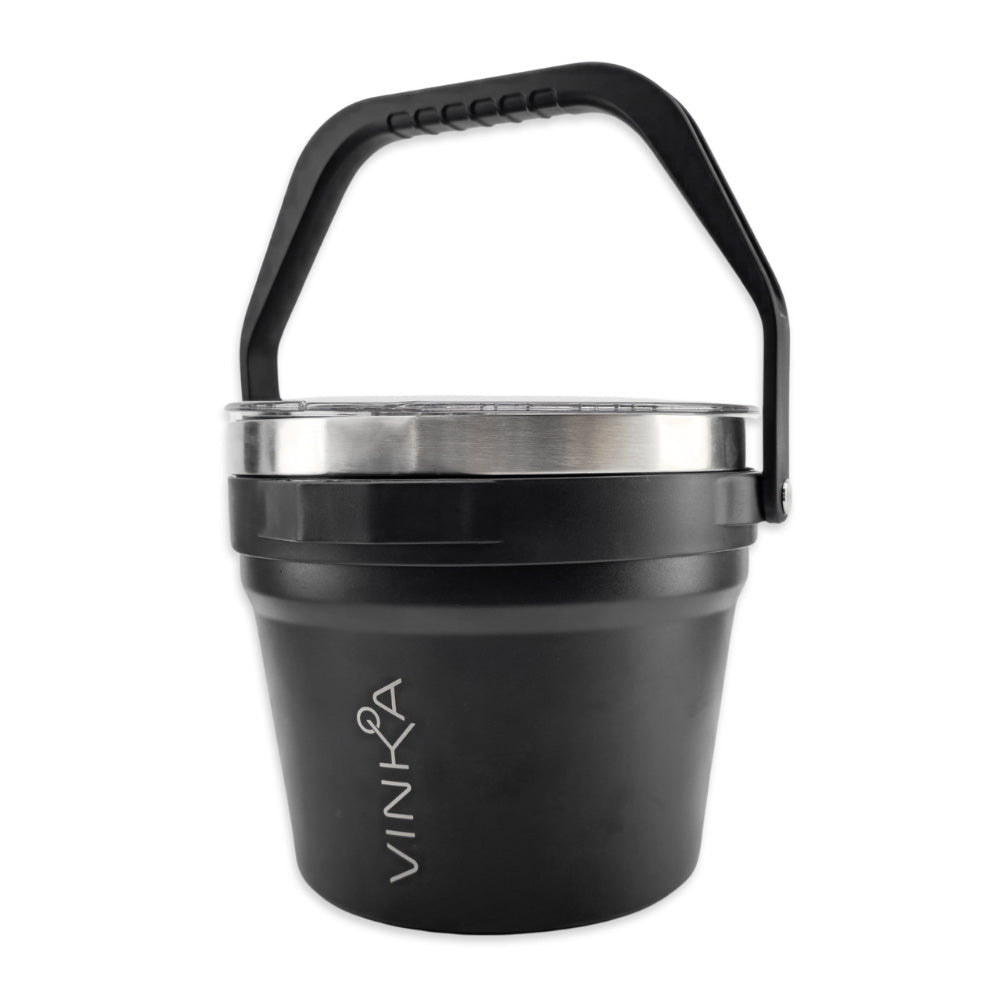 VINKA Insulated Ice Bucket 7L Matte Black