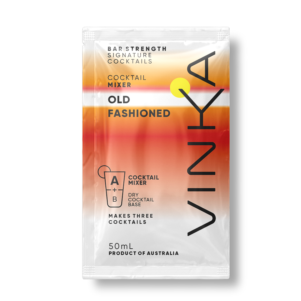 VINKA Old Fashioned cocktail mixer sachet
