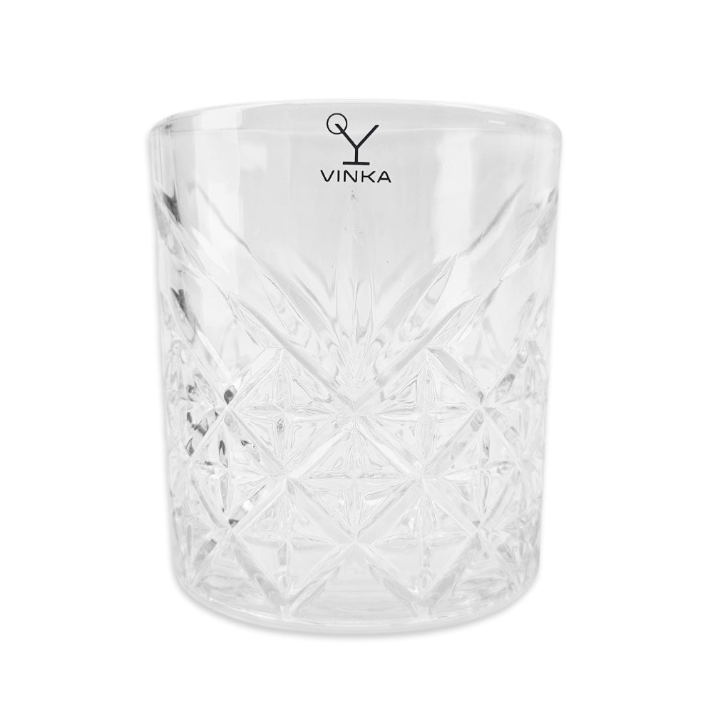 VINKA old fashioned low ball glass 340mL box of 4