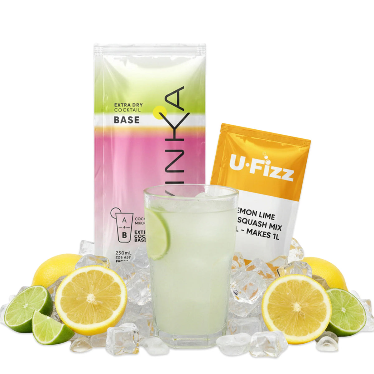 VINKA U-Fizz natural lemon lime pub squash