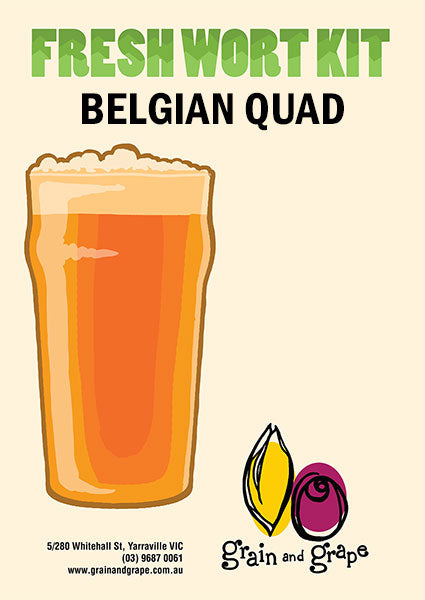 Belgian Quad Fresh Wort Kit - Keg King Brewing