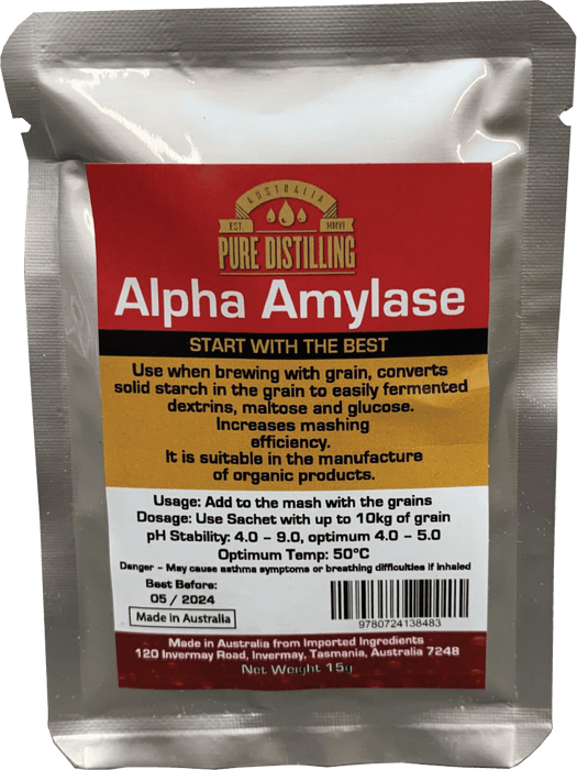 Alpha Amylase Enzyme 15g