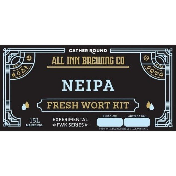 Fresh Wort & Extract Beer Making Kit - New England IPA (Woneipa) - (All Inn Brewing Co.)