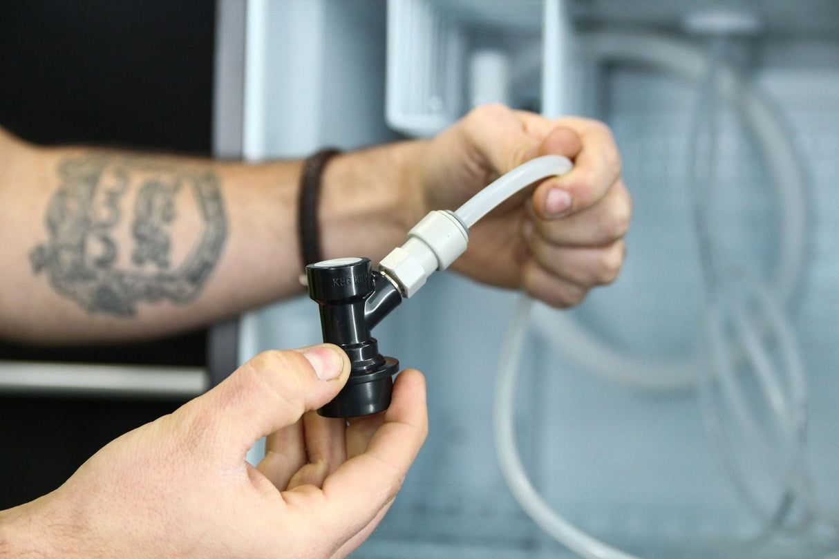 Kegmaster Kegerator TRIPLE Tap Stainless Steel FAST TAP Edition