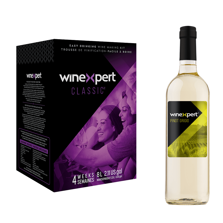 Classic Pinot Grigio, Italy, Wine Making Kit Makes 30 Bottles - Distillery King Australia