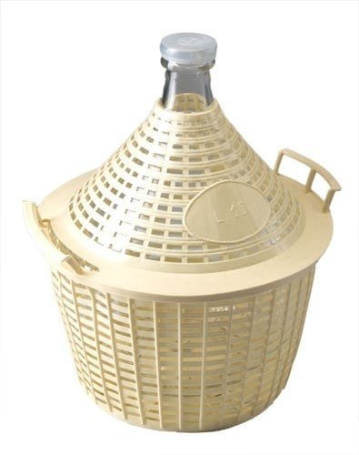 Demijohn 15L in Basket - Distillery King Australia