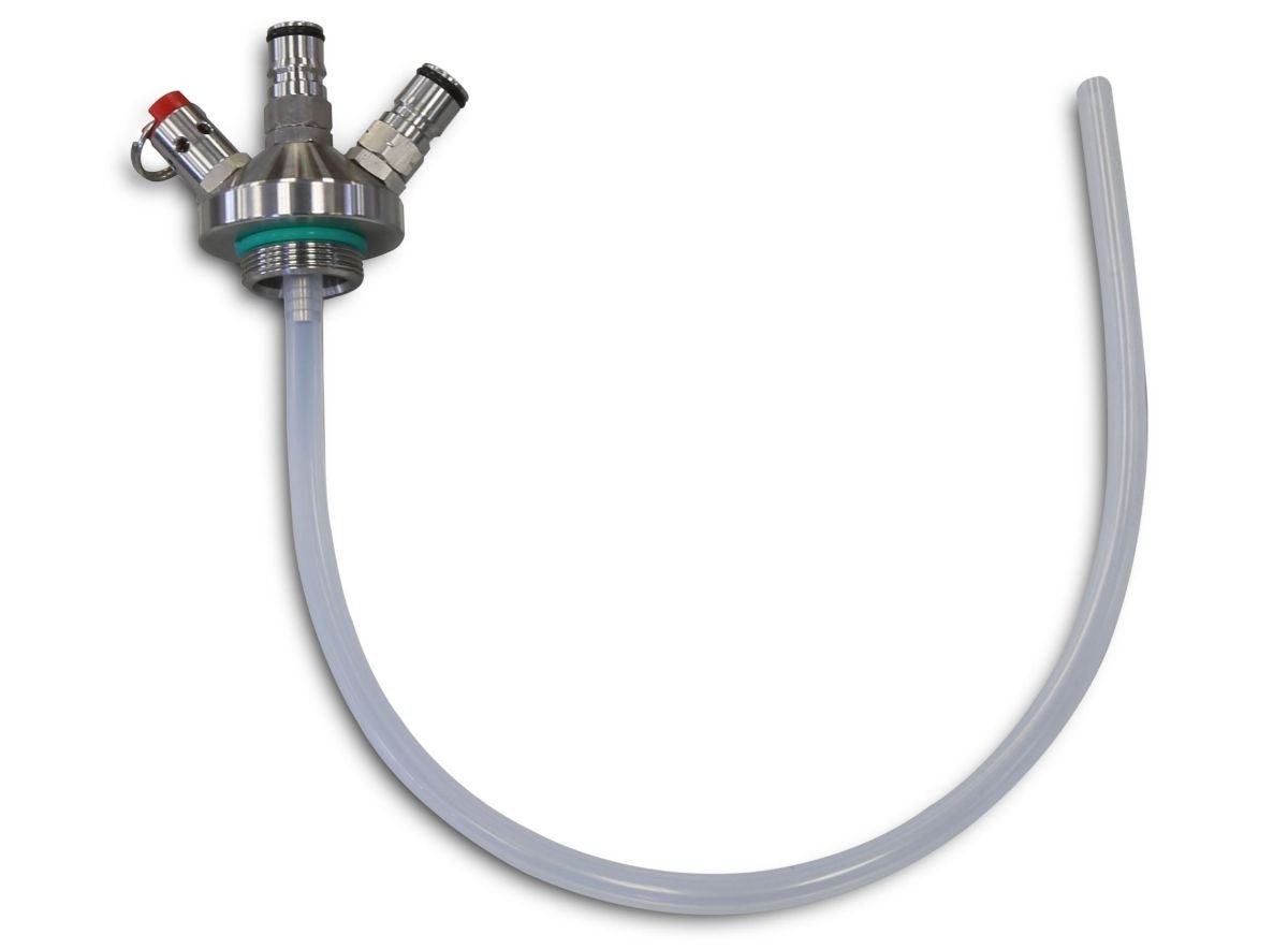 Mini Keg Ball Lock Cap & Hosing - Distillery King Australia