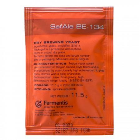 SafAle BE - 134 Yeast (11.5g) - Distillery King Australia