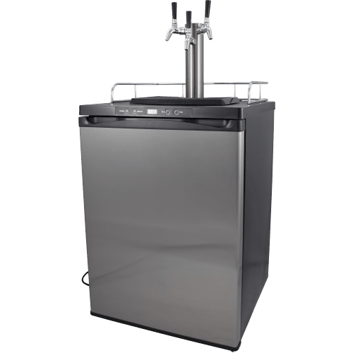 Series 4 Kegerator Triple Tap 3x Taps with 3 New Kegs