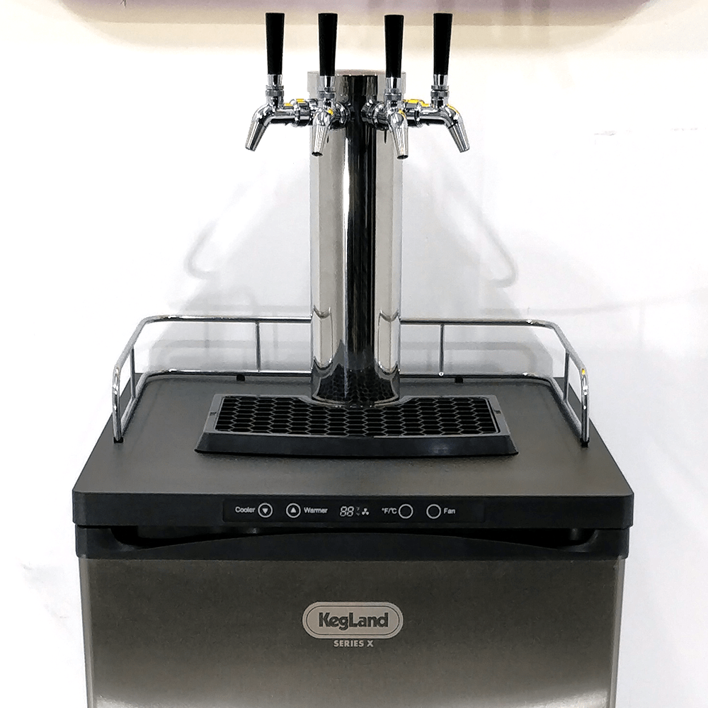 Series X Kegerator Quadruple Tap 4x Taps - Distillery King Australia