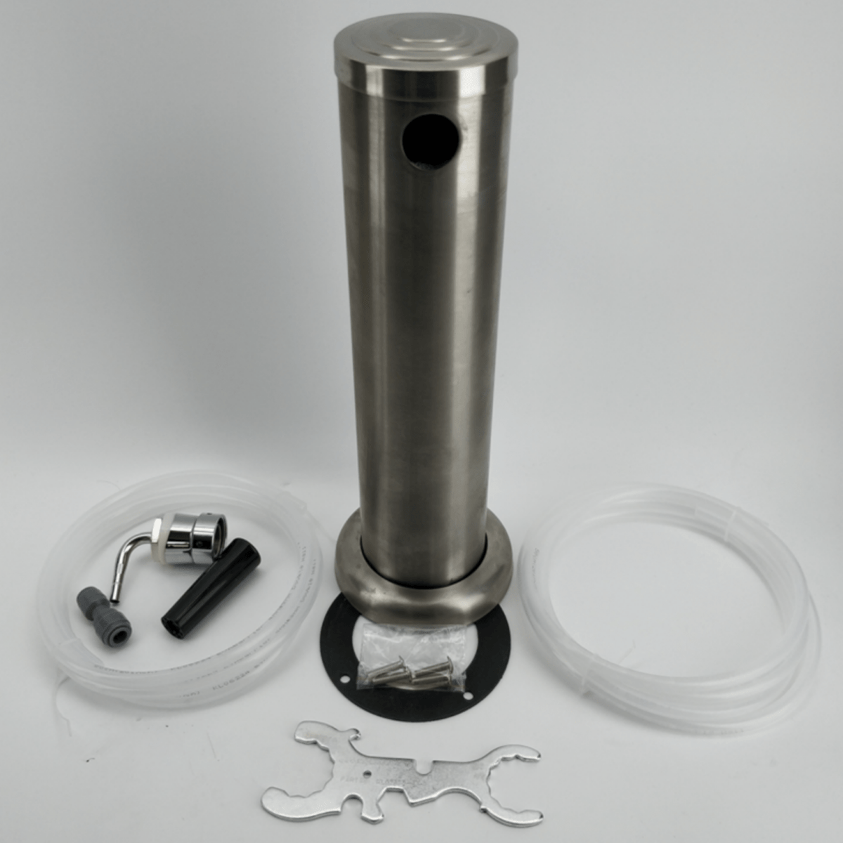 Single Tap Brushed Stainless Font Kit - Distillery King Australia