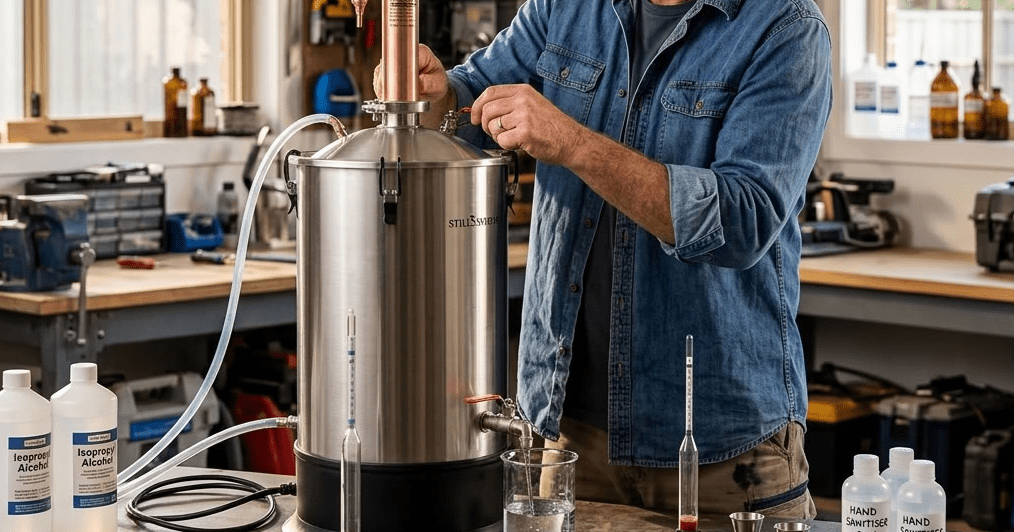 How to make Hand Sanitiser with the Turbo 500