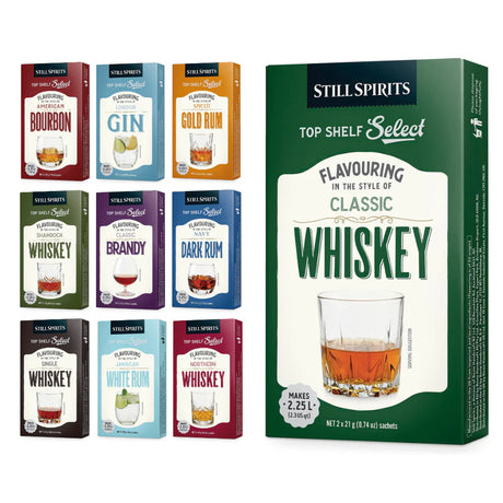 Top Shelf Select Spirit & Liqueur Essences - Distillery King Australia