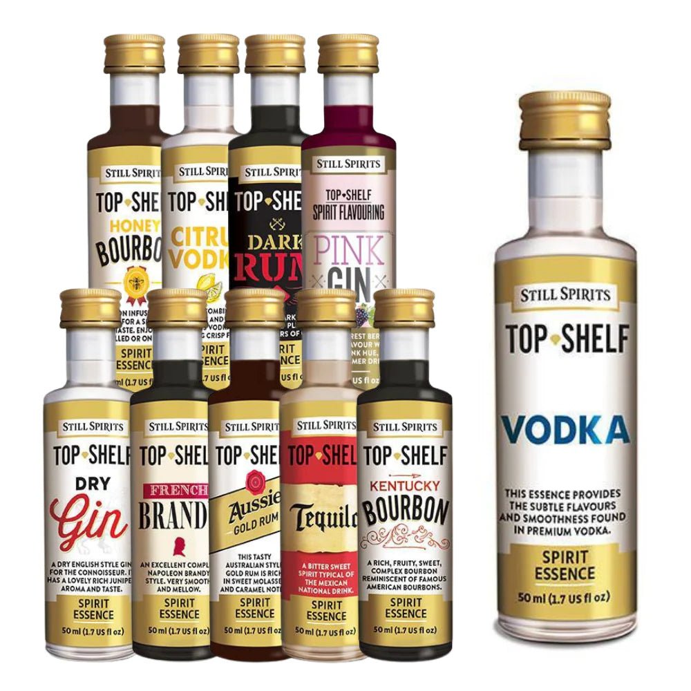 Top Shelf Spirit & Liqueur Essences - Distillery King Australia