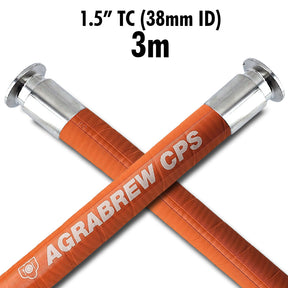 1.5 inch TC AgraBrew CPS brewery hose 3m