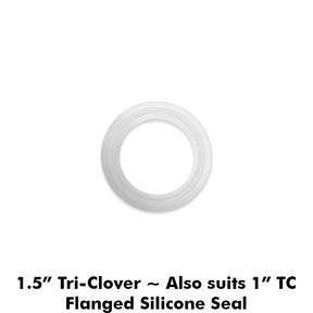 1.5 Inch TC Flanged Silicone Gasket Seal