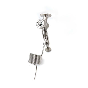1.5 inch tri-clover sample valve with pigtail coil