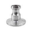 1.5 inch tri-clover x camlock male fitting