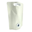 1.5L blank eggshell stand up bladders pack of 5