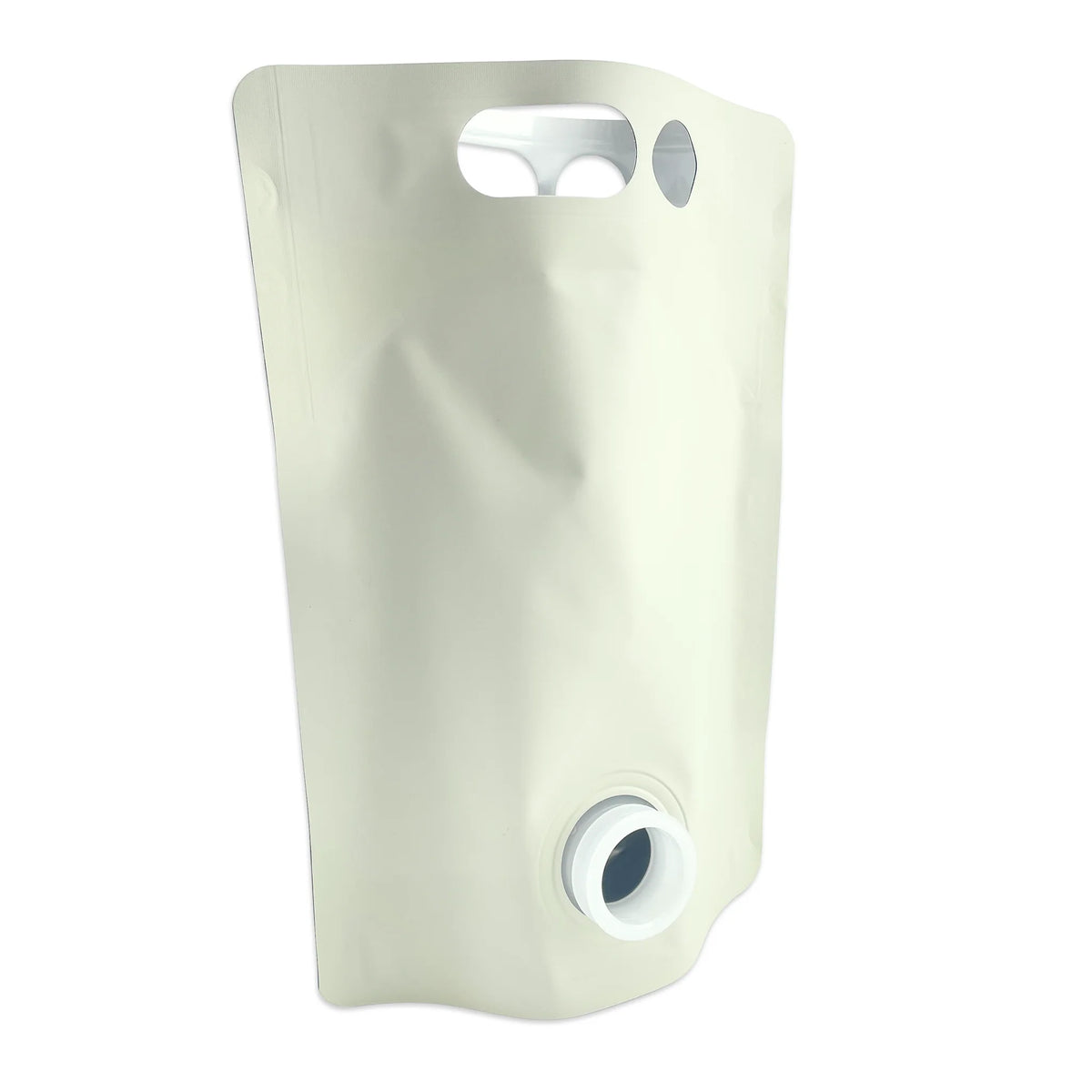 1.5L blank eggshell stand up bladders pack of 5