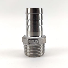 1 inch BSP male x 25mm hose barb fitting