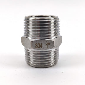 1 inch BSP stainless steel hex nipple