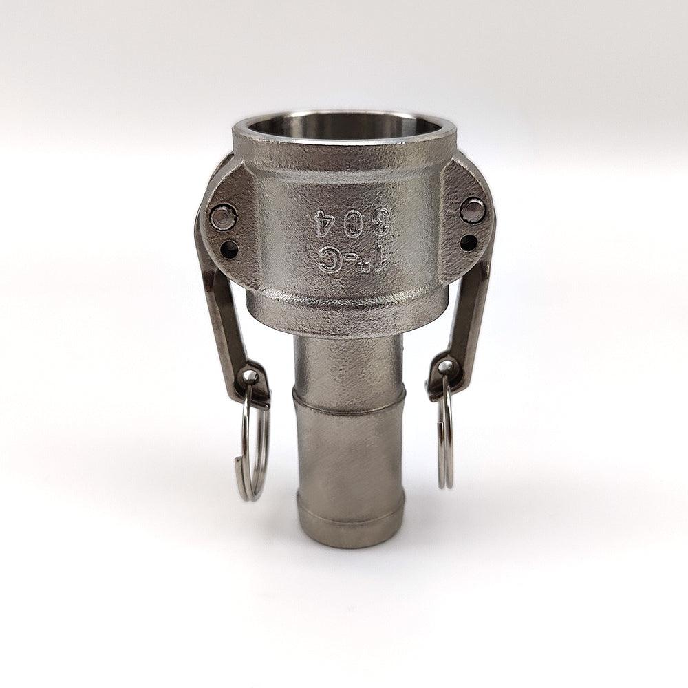 1 inch camlock female with 25mm barb