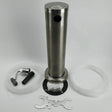 1 Tap One Tap Single Tap Brushed Stainless Font Kit with SS duotight short shank and black handle (Without Tap) - Distillery King Australia