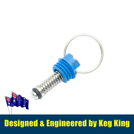 10 PSI blue pressure relief valve