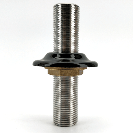 100mm 5/8 all thread shank with black plastic collar