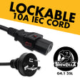 10A IEC Lockable Power Cord for BrewZilla Gen4 35L