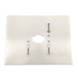 10mm polypropylene base board with mounting bolts for grain mill