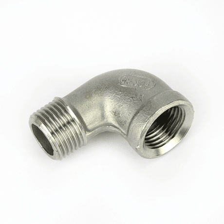 Stainless steel elbow fitting 1/2 BSP