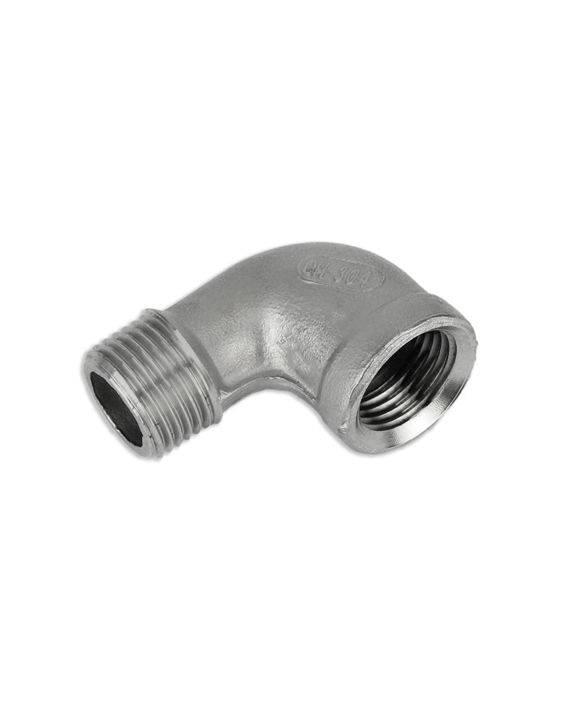 1/2 inch BSP elbow bend, male x female