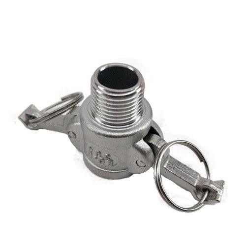 1/2 inch Type B camlock, female cam x male BSPT thread