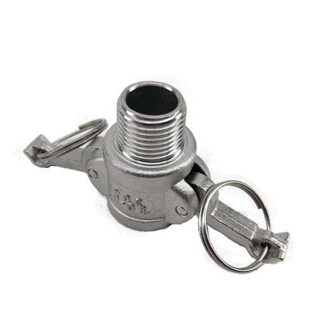 1/2 inch Type B camlock, female cam x male BSPT thread