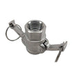1/2 inch Type D camlock, female cam x female BSPP thread
