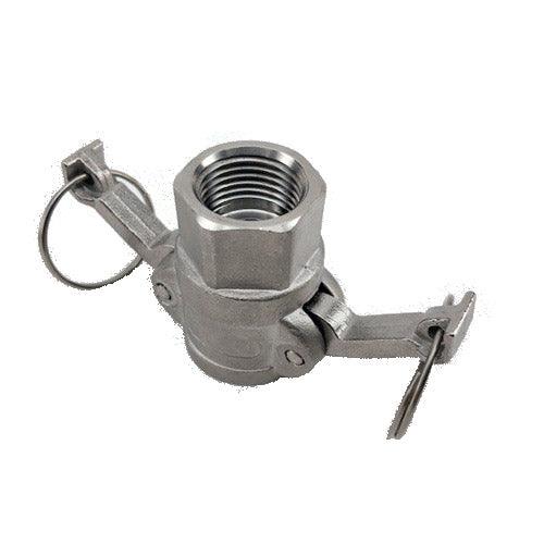 1/2 inch Type D camlock, female cam x female BSPP thread