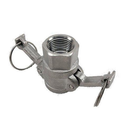 1/2 inch Type D camlock, female cam x female BSPP thread