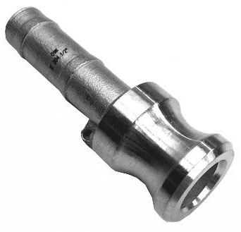 1/2 inch Type E camlock, male cam x 13mm barb
