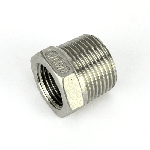 Stainless steel reducing bush 1/2 to 3/4 BSP