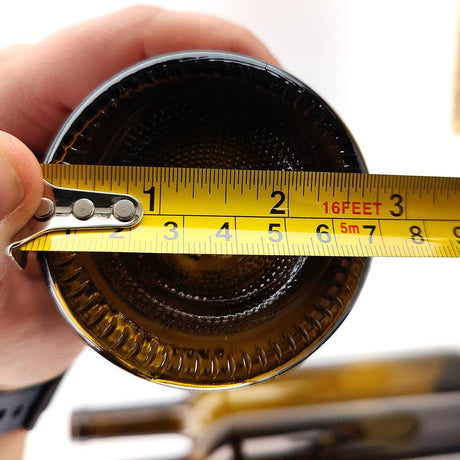 12 x 750mL Wine Bottles - Including Corks, Black Heat Shrink Sleeves & Hand Crafted Labels - Distillery King Australia