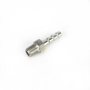 Stainless steel hosetail barb 1/4 BSP to 8mm