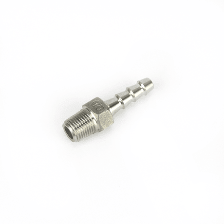 Stainless steel hosetail barb 1/4 BSP to 8mm