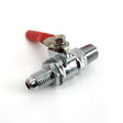 1/4 inch NPT x MFL ball valve with check valve