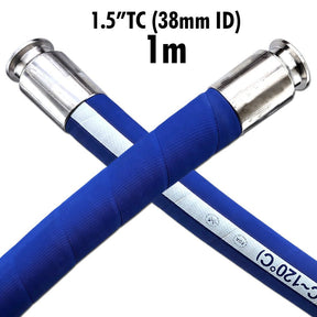 1.5 inch Tri-Clover brewery hose, 1m