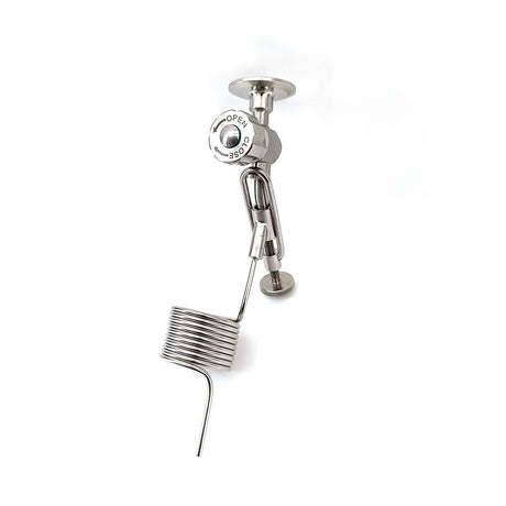 1.5 inch tri-clover sample valve with pigtail coil