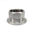 1.5 inch tri-clover x 1 inch female BSP fitting