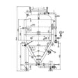 150L pressurisable jacketed conical fermenter
